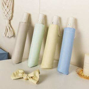 Promotional Full <b>Automatic</b> Open Close 3 Folding Polyester Pongee Travel Windproof <b>Umbrella</b> for Gift With Logo - Product Image 3