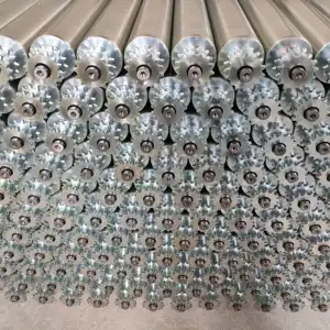 Surface Polished Double Chain Conveyor Rollers /Carbon Steel Shafts