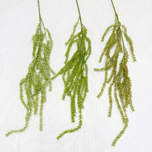 Usine de fleurs artificielles Meiyu Craft, plantes vertes artificielles de 30 cm à 100 cm, décoration de mariage et de maison, plantes en plastique à suspendre au mur - Product Image 2