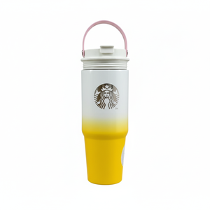 Vaso Térmico de Acero Inoxidable Starbucks de 30 Oz, Taza de Viaje Aislada al Vacío con Tapa, Diseño Moderno - Product Image 1