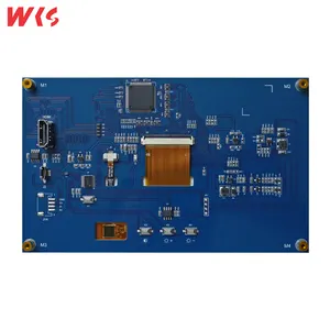 OEM 7 pouces TFT LCD LED moniteur tactile capacitif à 10 points ou écran résistif à 5 points avec IHM