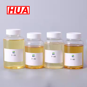 HUA Cosmético Materia Prima Polisorbato 20 Polisorbato 80 Emulsionante Tween 80 Grado Alimenticio - Product Image 1