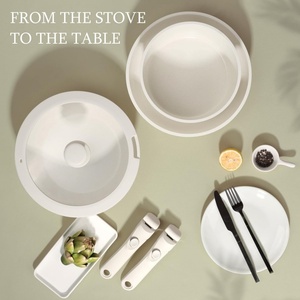 <span class=keywords><strong>Poignée</strong></span> <span class=keywords><strong>amovible</strong></span> <span class=keywords><strong>universelle</strong></span> facile à installer pour cuisinière, en bakélite classique, couleur crème - Product Image 3