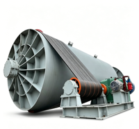 Broyeur à billes robuste, taille 3200x4600mm, capacité 10-20 TPH, pour le broyage de minerai d'or en poudre.
