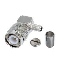 Adaptateur coaxial RF droit TNC femelle-femelle, connecteur traversant double femelle TNC en série 50Ω pour GPS