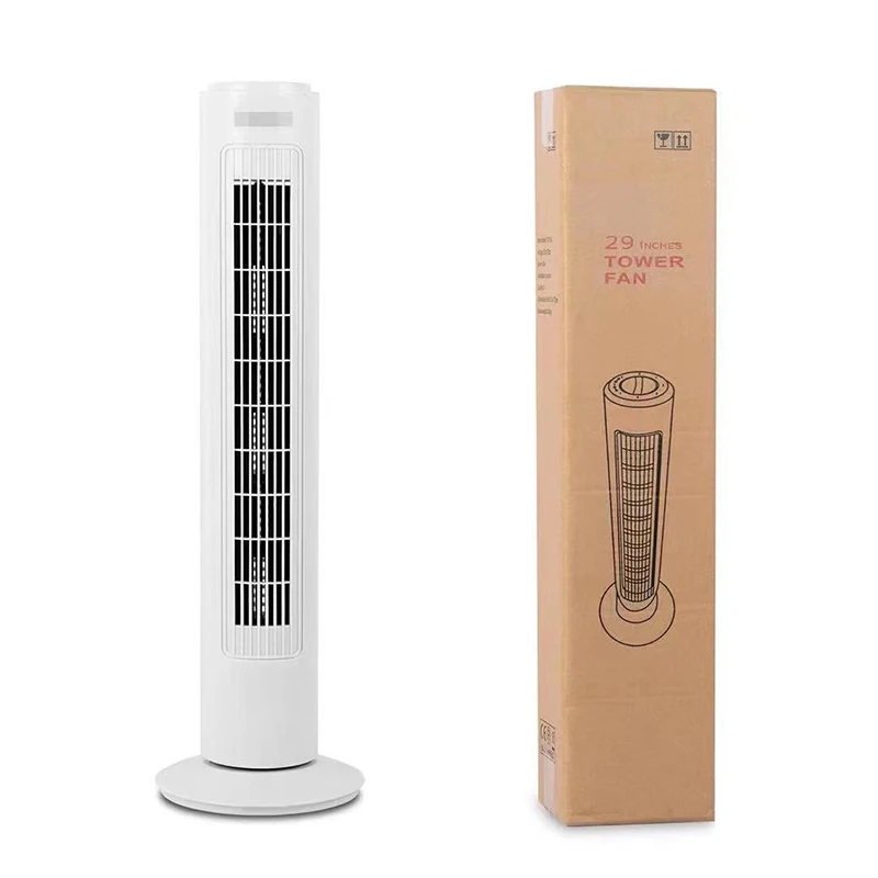 Oem Odm Fabrikant Hete Verkoop Goede Kwaliteit 29Inch Witte Toren Ventilator Retro Slaapkamer Woonkamer Ventilator