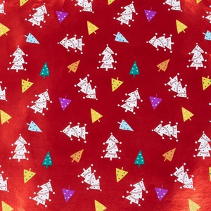 Cu'soRed Metallized Eco-Friendly Recyclable Christmas Tree Pattern Gift <b>Wrapping</b> <b>Paper</b> Roll Waterproof Digital Printing Craft - Product Image 3