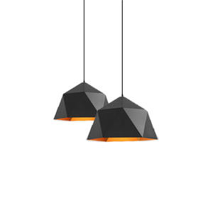Lampe Led suspendue industrielle en fer au design <span class=keywords><strong>Vintage</strong></span>, forme circulaire, luminaire décoratif d'intérieur, idéal pour un Loft ou une salle à manger - Product Image 1