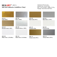 Seaart - Cortadora de Vinilo para Computadora, Plotter de Corte Personalizado, Película Autoadhesiva de PVC PET para Transferencia Térmica