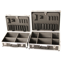 Mallette à outils portable en aluminium standard avec poignée étuis OEM/ODM personnalisables pour réparateurs professionnels à domicile