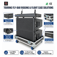 Sistem Speaker Line Array Aktif Touring Dual 10 Inch 132dB Peak SPL Jerman DSP Harga Pabrik Grosir Lase Sound