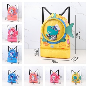JW-1254 Swimming Bag Children's Dry Wet Separate Storage Bag Sports Fashion Portable Cute <strong>Cartoon</strong> <strong>Backpack</strong> 600D Oxford Cloth - Product Image 6
