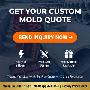 Molde de Acero Personalizable para Pozos de Hormigón, Molde Manual para Tuberías de Drenaje Subterráneo - Product Image 5