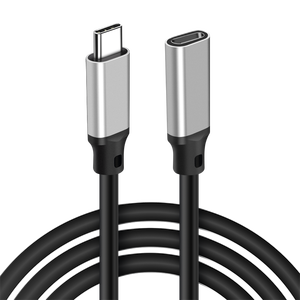 1m Black Usb3.2 Extension Cable 100W 20Gbps 4K 60HZ - Product Image 4