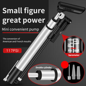 Pompe à air manuelle pour vélo Wd 3052, haute pression 117psi, barre simple pour vélos de route et de montagne, accessoire de vélo portable - Product Image 2