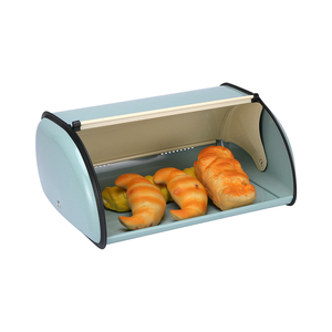 Scatola per pane in acciaio inossidabile per cucina, contenitore per pane in metallo, supporto per pane per bancone - Product Image 4