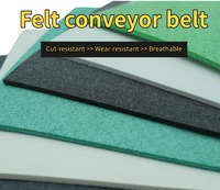 Banda Transportadora de Fieltro NOVO de Doble Cara para Plotter de Alimentación Automática y Aplicaciones de Mesa de Corte CNC Multicam