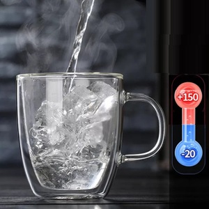 Tazza da Caffè in Vetro Doppio da 8oz 12oz <span class=keywords><strong>per</strong></span> Latte Espresso Cappuccino - Product Image 4