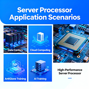 โปรเซสเซอร์เซิร์ฟเวอร์ใหม่ Xeon Silver 5320H 2.6 ghz/ 16-core/30MB/150W 9nm Xeon Silver 5320H เซิร์ฟเวอร์ใหม่ประมวลผล2 4GHz - Product Image 2