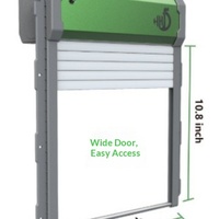 Porte de poulailler automatique à détection de lumière solaire de haute qualité avec télécommande, volet roulant automatique pour usage domestique