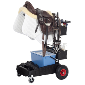 JH-Mech transporter facilement avec poignée réglable en acier enduit de poudre deux roues roulant <span class=keywords><strong>cheval</strong></span> selle chariot - Product Image 3