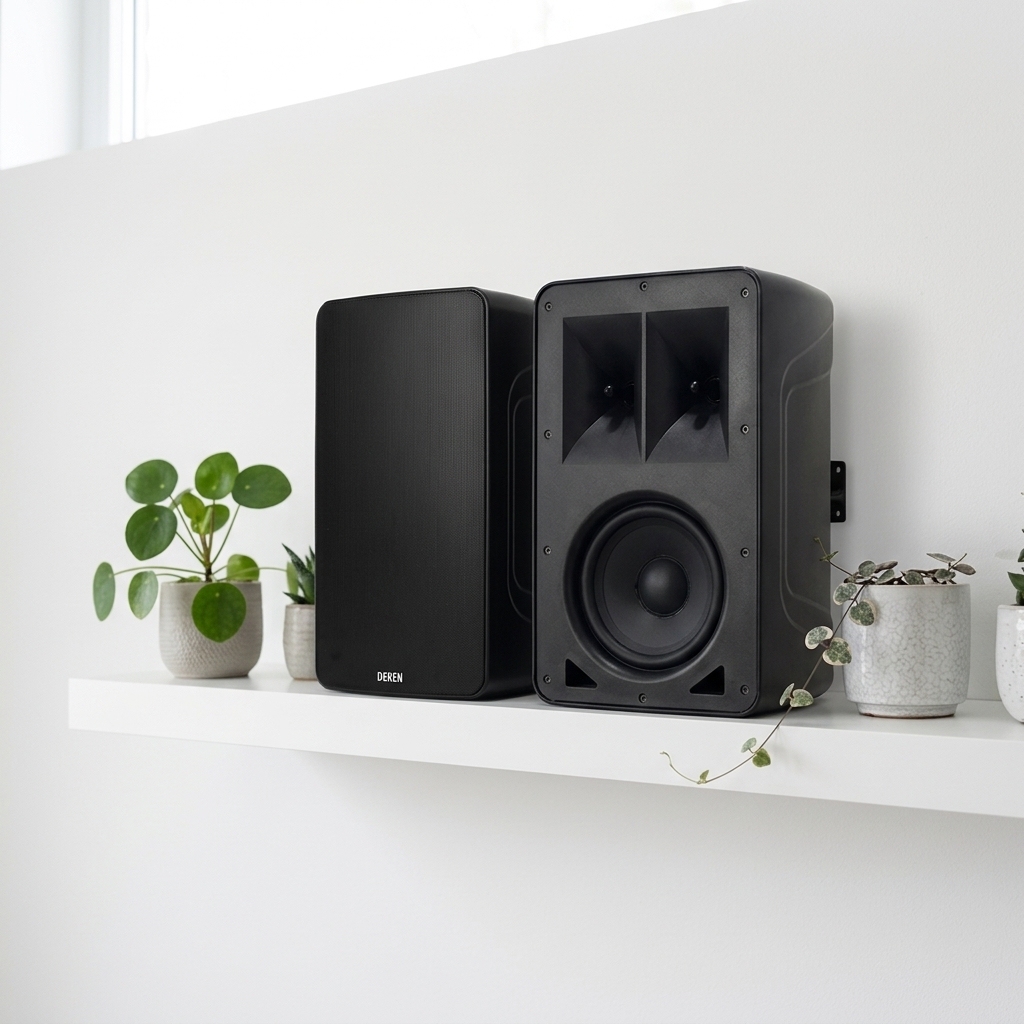 DEKEN FIT WS8L Audio System 100W IP55 ABS Plastic Waterproof Outdoor 8 Inch Wall Mount Speaker for PA Public Address System · image 2