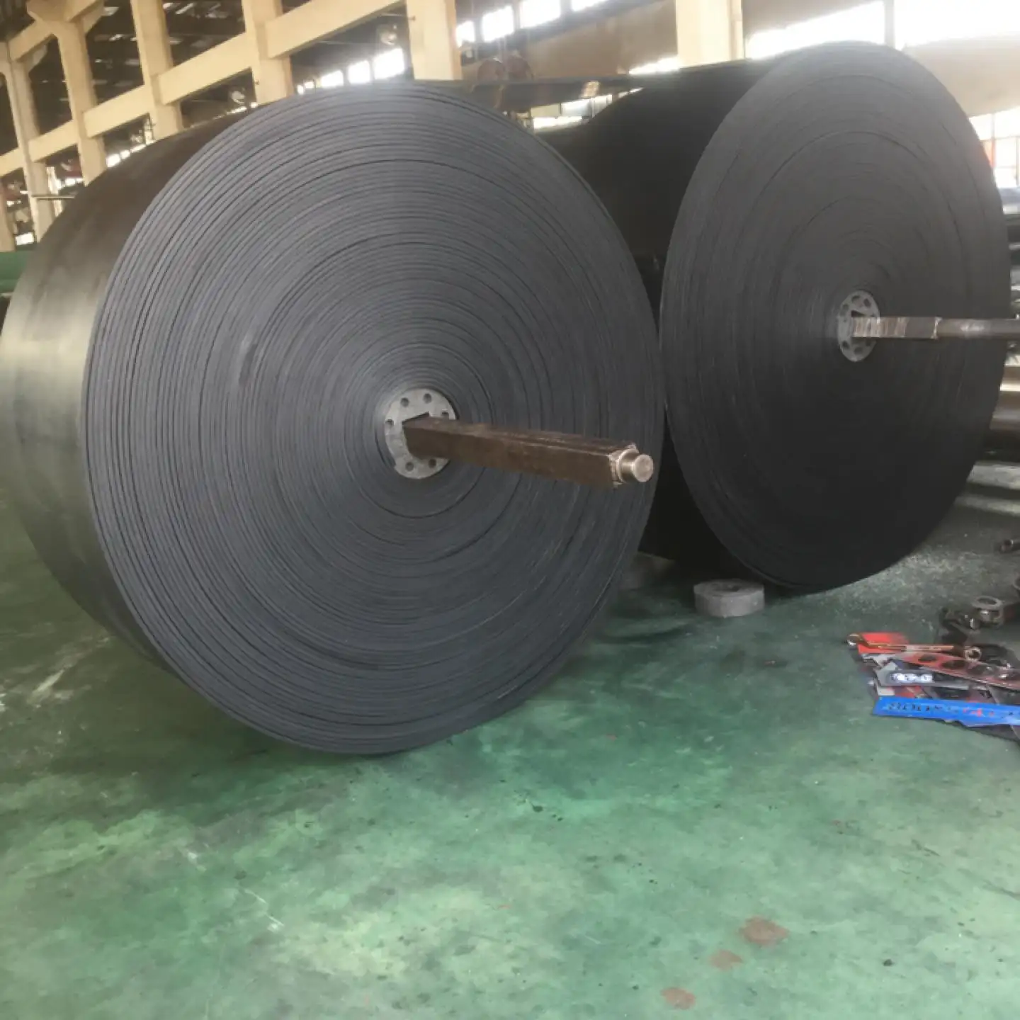 ep 600/3 600mm 650/3 canvas circular conveyor belt factory in china for stone crusher