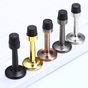 Butée de porte en acier inoxydable à fixation au sol, 7,5 à 15 cm, design minimaliste durable pour hôtels et écoles - Product Image 1