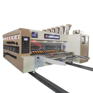 Auto Feeder 2-6 Colors Printer Slotter Rotary Die Cutter Machine/Corrugated Carton Box Printing Slotting Die Cutting machine