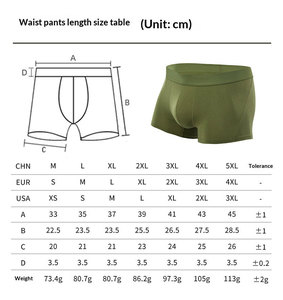 Caleçons Boxers Extensibles Mi-Hauts en Coton Personnalisés pour Hommes, Couleur Unie, Respirants, Tricotés, Confortables, Vente en Gros - Product Image 3