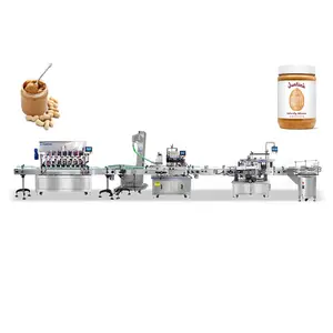 Automatic For 1-5l Viscous Paste Peanut Butter Perfume Mini Bottle Filling Machine