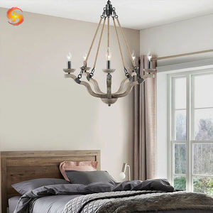 Di alta qualità <span class=keywords><strong>classicismo</strong></span> paese intagliato in legno lampadario pendente per salotto tipo europeo di installazione appesa - Product Image 4