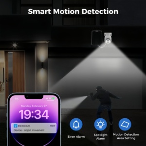 Système de caméra de sécurité solaire avec écran HD de 10 pouces, kit de surveillance NVR 10CH 4MP, vision nocturne, grand angle, cloud - Product Image 6
