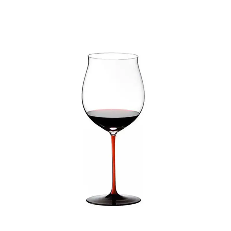 Bán buôn pha lê nhà màu đỏ rượu vang Cup Màu Đen Burgundy Bordeaux Wine cup