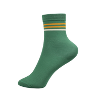 Nouveauté à la mode Robe ras du cou en tricot de coton Happy Design coloré Chaussettes avec logo personnalisé