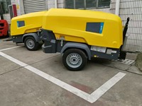 Réduction de prix de 1 000 $ sur le compresseur d'air diesel mobile portable de la série XAS88 XAS88Kd utilisé dans l'extraction du gaz.