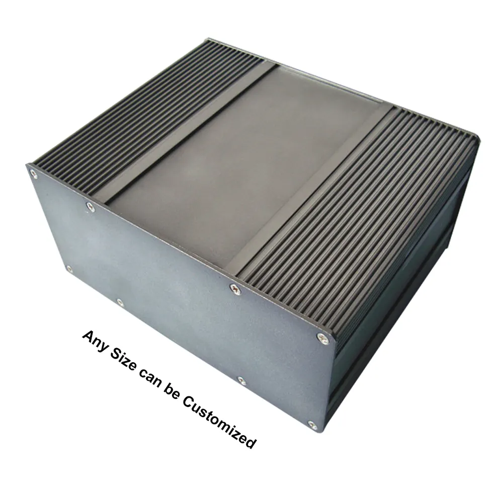 Caja de aluminio anodizado de alta gama, carcasa/caja de cualquier tamaño