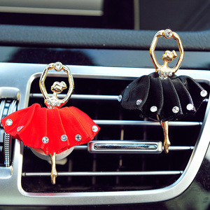Diffuseur de parfum élégant pour voiture en forme de ballerine, à clipser sur la grille d'aération, décoration intérieure pour femme, vente en gros - Product Image 1