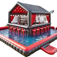 Fabricant de bar de piscine gonflable Pub gonflable House Blow Up