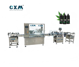 Machine de remplissage automatique d'huiles essentielles, contrôle PLC, remplissage de haute précision, adapté aux bouteilles rondes - Product Image 1