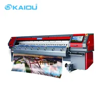 उच्च गति बड़े प्रारूप विलायक inkjet प्रिंटर के लिए vinyl मुद्रण डिजिटल 1024i के साथ 320cm 720dpi विलायक प्रिंटर printhead