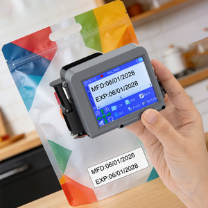 Imprimante à jet d'encre portable Yaomatec 12,7 mm pour l'impression <span class=keywords><strong>de</strong></span> la date d'expiration et le codage par lots, <span class=keywords><strong>pistolet</strong></span> d'impression manuel - Product Image 2