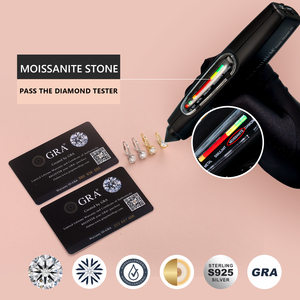 Boucles d'oreilles pendantes en moissanite et diamant de laboratoire certifiées GRA, plaquées or 14 carats, argent 925, VVS, à fermoir levier, cadeau de mariage pour femme, livraison gratuite - Product Image 5