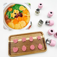 Moules imprimés aux fruits Moules à pâtes en forme de papillon Nourriture pour bébé Mini coupeurs Wonton Coupe-pâtes papillon Moules à biscuits