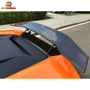 อะไหล่รถยนต์คาร์บอนไฟเบอร์แห้งคุณภาพสูงสไตล์ DMC ปีกหลังสำหรับรถยนต์แลมโบ ฮูราแคน LP580 LP610 สปอยเลอร์หลัง ปี 2014-2018 - Product Image 6