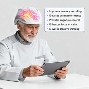 Casque <span class=keywords><strong>de</strong></span> thérapie naturelle par photobiomodulation à 21 canaux, 1070 810 nm, dispositif <span class=keywords><strong>de</strong></span> traitement pour la <span class=keywords><strong>dépression</strong></span>, l'autisme, les maux <span class=keywords><strong>de</strong></span> tête, les patients - Product Image 3