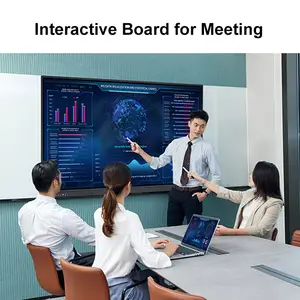 Android 11.0 Digital Whiteboard Smart Board Interactive Tablet 100inch Interactive Boards