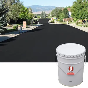 Emulsão modificada altamente flexível e impermeável e asfalto líquido para proteção de passagens em estradas
