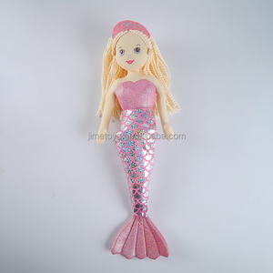 JM9142 Muñeca de Juguete de Sirena de Tela de Felpa de Poliéster Suave para Niñas - Product Image 2