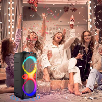 Enceinte Bluetooth Portable sans Fil Haute Puissance Subwoofer Multifonctionnelle pour Fête à Domicile Extérieure